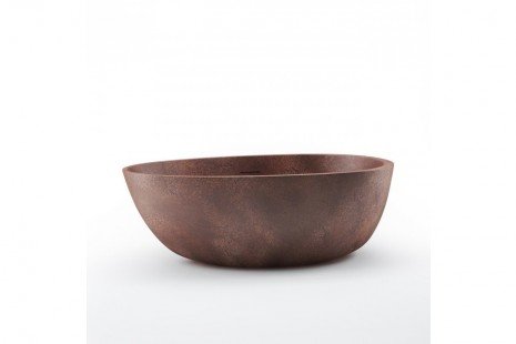 Spoon 2 Egg Shaped Bronze Solid Surface Bathtub 01